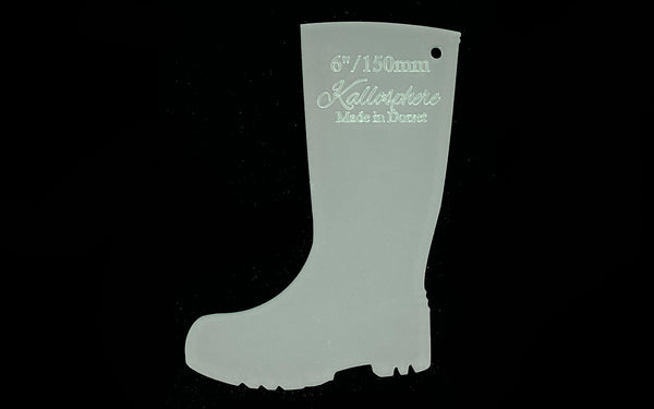 A WELLY BOOT ACRYLIC TEMPLATE