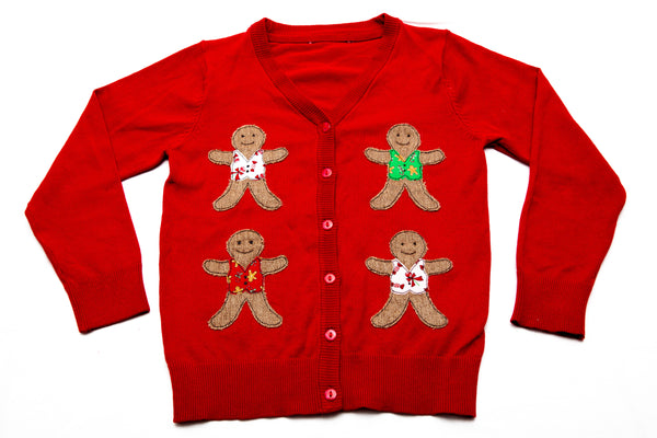 GINGERBREAD MAN WITH WAISTCOAT ACRYLIC SEWING CRAFT TEMPLATE