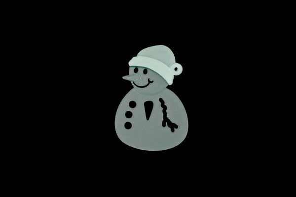 A JOLLY SNOWMAN ACRYLIC SEWING/CRAFT TEMPLATE
