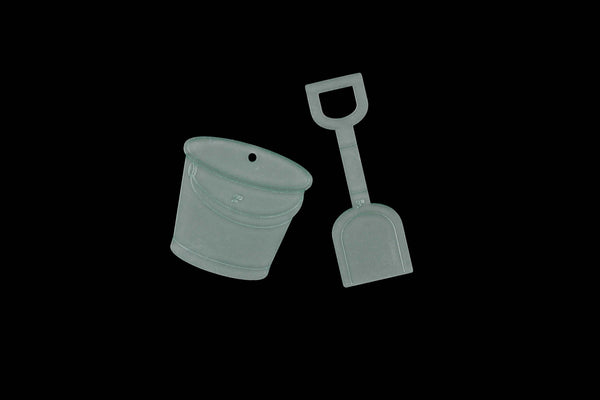BUCKET AND SPADE ACRYLIC SEWING/CRAFT TEMPLATE
