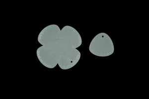 A POPPY TEMPLATE ACRYLIC SEWING/CRAFT TEMPLATE from 3"