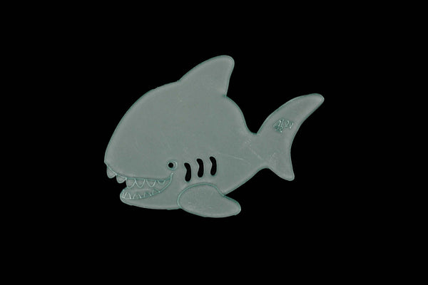 A CHEEKY SHARK ACRYLIC SEWING/CRAFT TEMPLATE from 3"