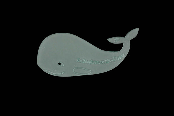 A FUN WHALE ACRYLIC SEWING/CRAFT TEMPLATES from 6cm