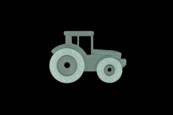 ACRYLIC TRACTOR SEWING/CRAFT TEMPLATE WITH SEPARATE WHEELS
