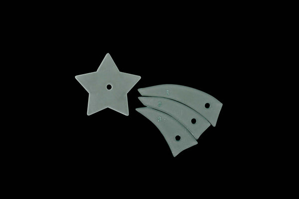 A SHOOTING STAR ACRYLIC SEWING CRAFT TEMPLATE