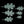 A SET OF 6 ACRYLIC OAK LEAF SEWING/CRAFT TEMPLATES