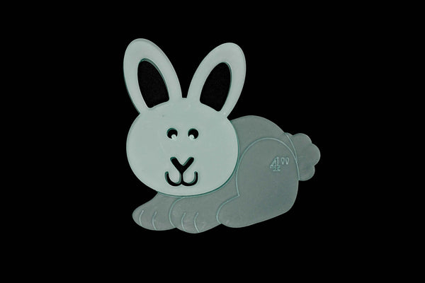 A CUTE BUNNY RABBIT ACRYLIC SEWING/CRAFT TEMPLATE from 3"