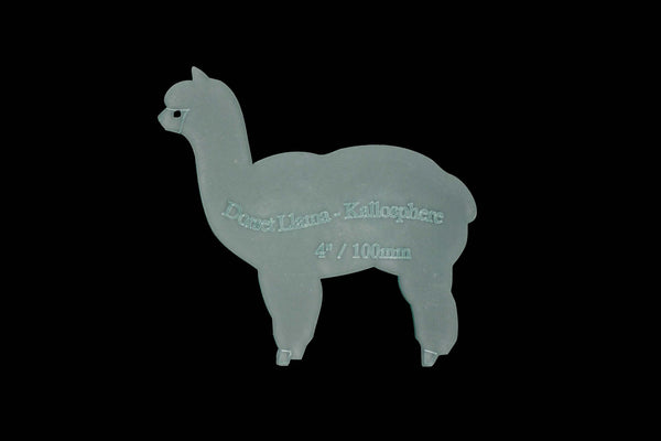 A LOVELY LLAMA ACRYLIC SEWING/CRAFT TEMPLATE from 6cm