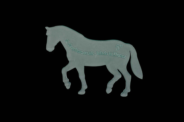 A HORSE ACRYLIC SEWING/CRAFT TEMPLATE from 6cm