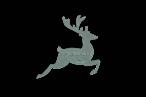 A LEAPING DEER ACRYLIC SEWING/CRAFT TEMPLATE from 4"