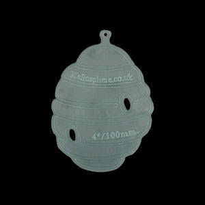 A BEEHIVE ACRYLIC SEWING/CRAFT TEMPLATE from 6cm