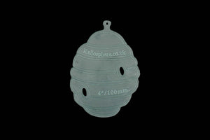 A BEEHIVE ACRYLIC SEWING/CRAFT TEMPLATE from 6cm