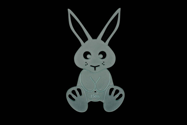 EASTER BUNNY ACRYLIC SEWING AND CRAFT TEMPLATE