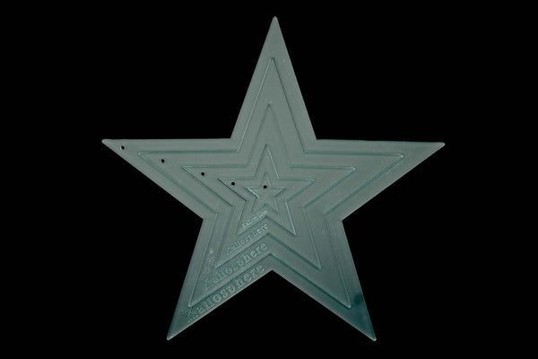 ACRYLIC APPLIQUÉ FIVE STAR SEWING CRAFT TEMPLATES