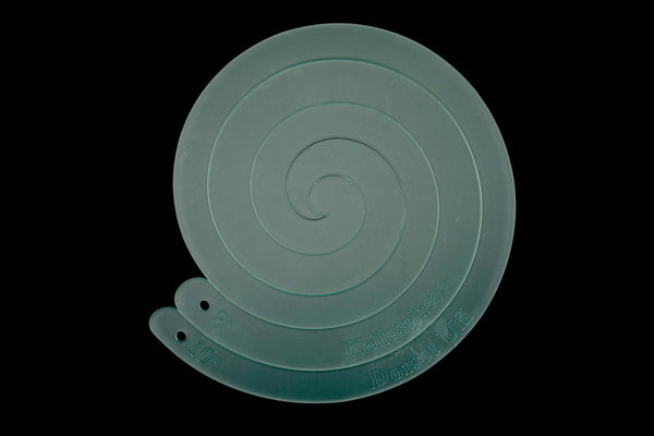 10" and 8" spiral acrylic sewing/craft template 