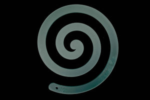 SECONDS -  10" SPIRAL ACRYLIC SEWING/CRAFT TEMPLATE - QUILTING - SECONDS