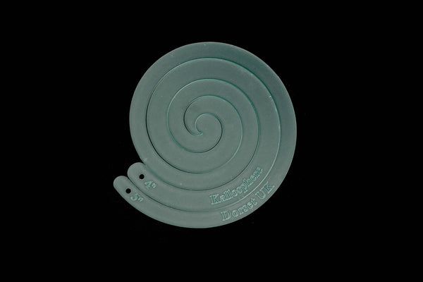 4" & 5" SPIRAL ACRYLIC SEWING/CRAFT TEMPLATE