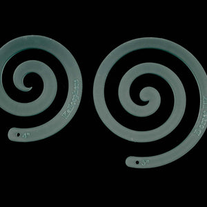 4" & 5" SPIRAL ACRYLIC SEWING/CRAFT TEMPLATE