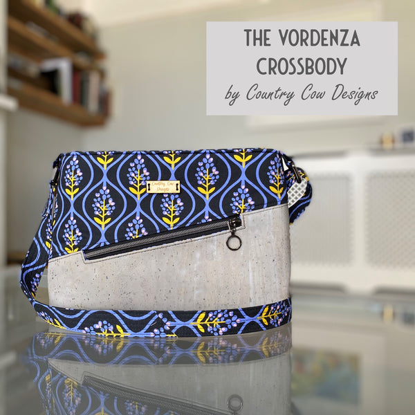 The Vordenza Crossbody by Country Cow Designs acrylic templates only