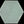 A SET OF FIVE HEXAGON ACRYLIC SEWING/CRAFT TEMPLATES INC 1/4” SEAM