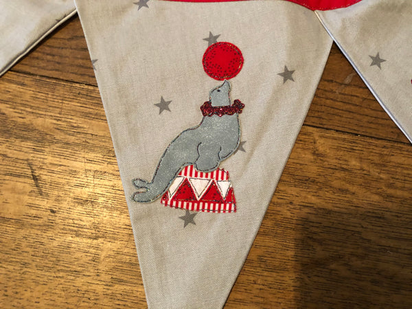 A SEAL CIRCUS ACRYLIC SEWING/CRAFT TEMPLATE from 3”