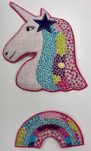 A RAINBOW ACRYLIC TEMPLATE FOR APPLIQUÉ, SEWING, QUILTING, PAPERCRAFT from 3"