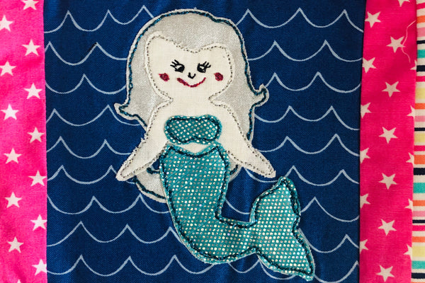 A MERMAID ACRYLIC SEWING/CRAFT TEMPLATE