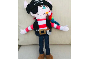 AN ACRYLIC ELF SEWING/CRAFT TEMPLATE KIT