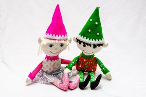 AN ACRYLIC ELF SEWING/CRAFT TEMPLATE KIT