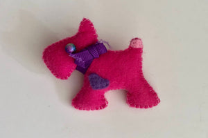 A CARTOON SCOTTY DOG  ACRYLIC SEWING/CRAFT TEMPLATE from 6cm