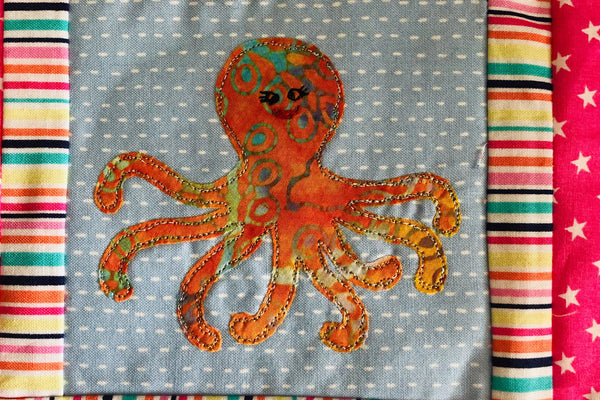 A OCTOPUS ACRYLIC SEWING/CRAFT TEMPLATE