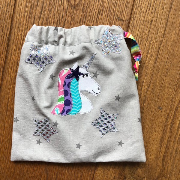 UNICORN HEAD WITH SEPARATE STAR AND MANE SEWING/CRAFT TEMPLATE