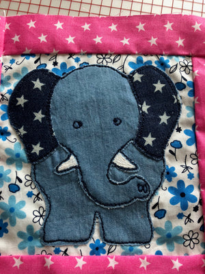 A FUN ELEPHANT SEWING/CRAFT TEMPLATE FROM 6cm