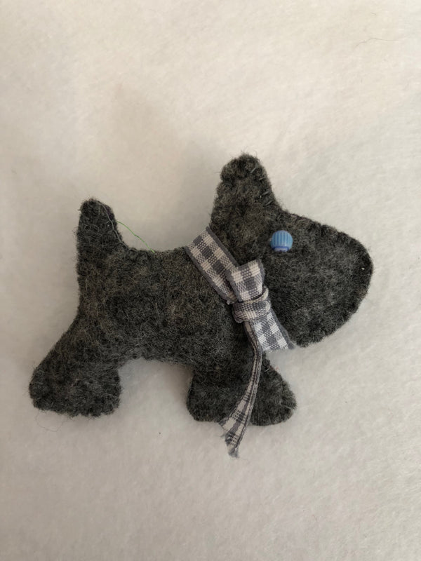 A CARTOON SCOTTY DOG  ACRYLIC SEWING/CRAFT TEMPLATE from 6cm