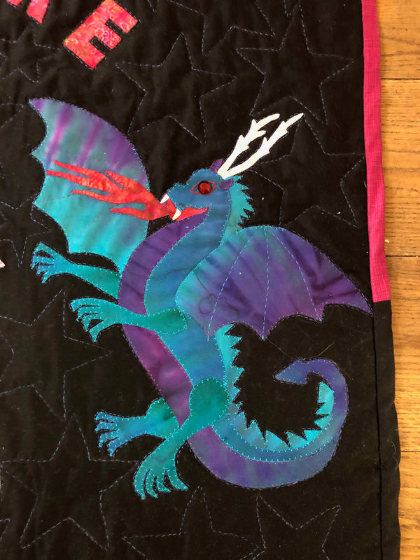 ACRYLIC DRAGON SEWING/CRAFT TEMPLATE