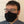 An acrylic batwing face covering template