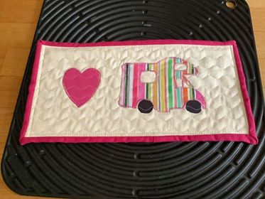 A FUN MOTORHOME ACRYLIC SEWING/CRAFT TEMPLATE