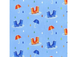 MICHAEL MILLER FABRIC - SPLISH SPLASH - PINK AND BREEZE