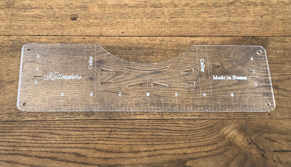 Acrylic T-shirt alignment ruler/ measuring tool