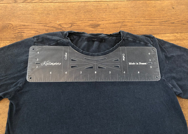 Acrylic T-shirt alignment ruler/ measuring tool