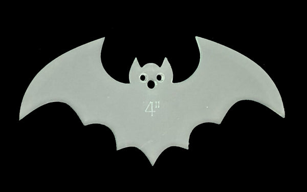 AN ACRYLIC SPOOKY BAT SEWING/CRAFT TEMPLATE from 3"
