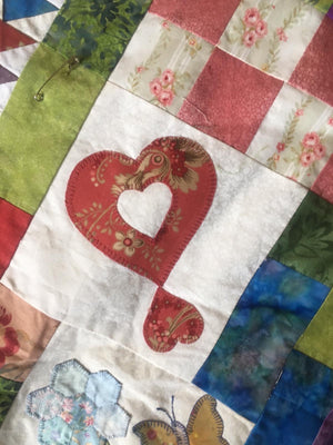 A SET OF THREE HEART SEWING/CRAFT TEMPLATES