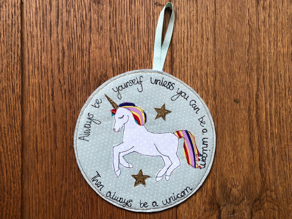 A UNICORN SEWING/CRAFT TEMPLATE