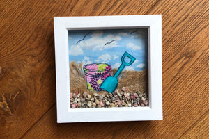 BUCKET AND SPADE ACRYLIC SEWING/CRAFT TEMPLATE
