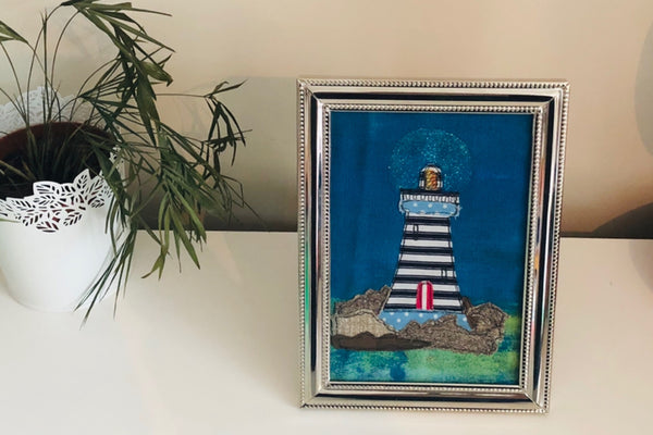 LIGHTHOUSE ACRYLIC SEWING CRAFT STENCIL