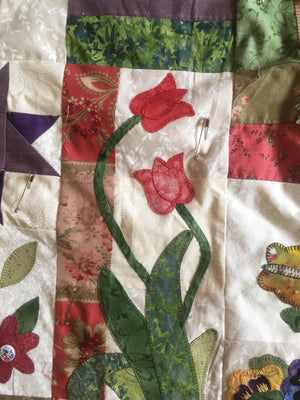 A TULIP  ACRYLIC SEWING/CRAFT TEMPLATE