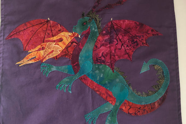 ACRYLIC DRAGON SEWING/CRAFT TEMPLATE