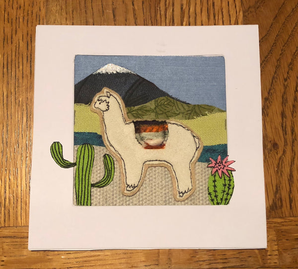 A LOVELY LLAMA ACRYLIC SEWING/CRAFT TEMPLATE from 6cm