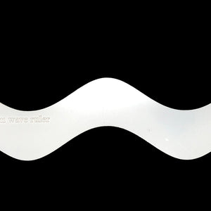12" WAVE ACRYLIC MACHINE QUILTING TEMPLATE 4MM OR 6MM THICK - LONG ARM