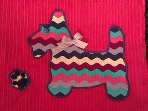 SCOTTY DOG, BONE, PAW, BALL AND BOWL ACRYLIC TEMPLATE